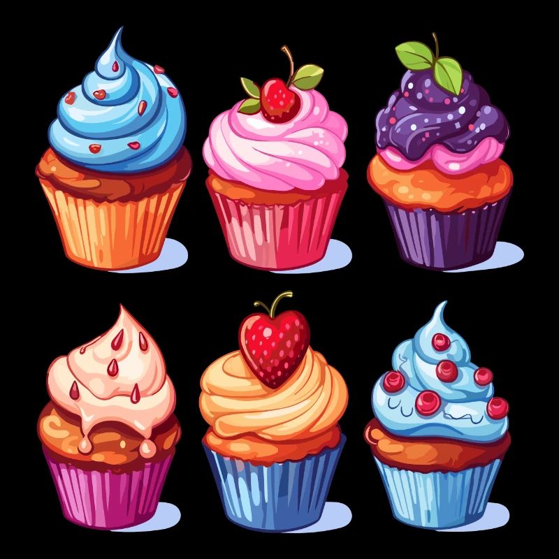 Cupcakes Cupcake Süßigkeiten Backwaren