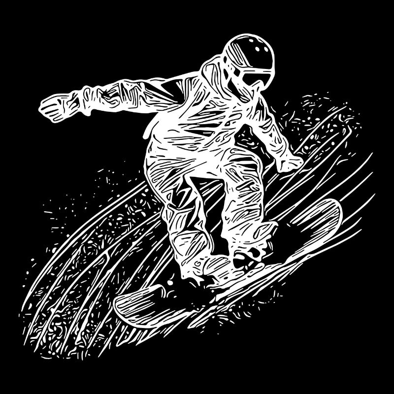 Snowboarding Jump Style Cooler Snowboard Move