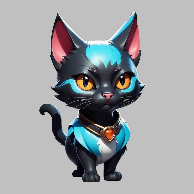 Chat Bande Dessinée Mignon