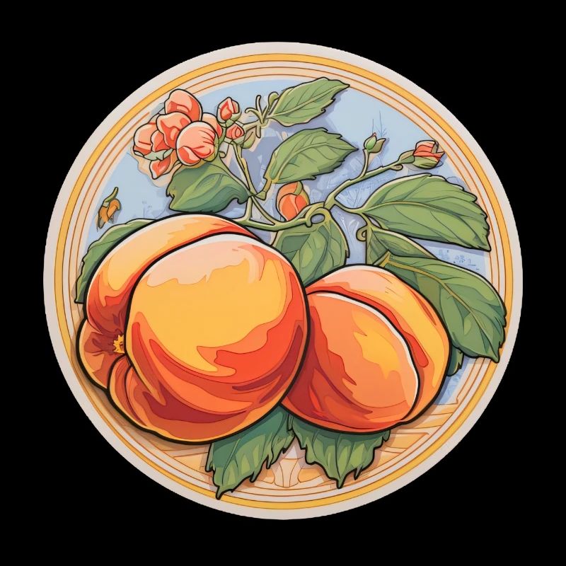 Pêche et fleur