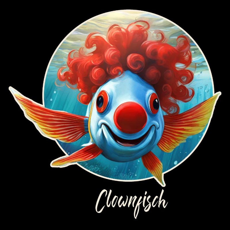Pun ambiguous german expression - Clownfisch