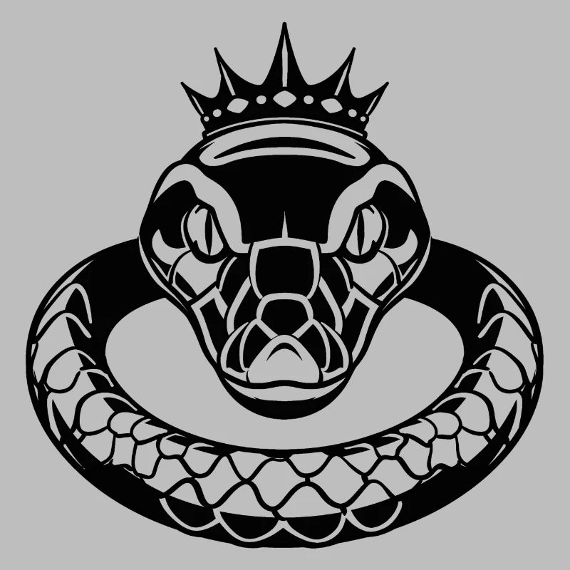 Eleganz der königlichen Python