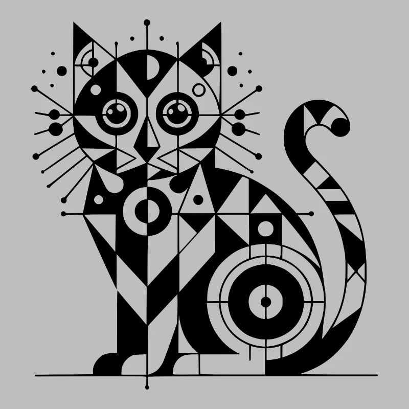 Conception géométrique de lignes de chat