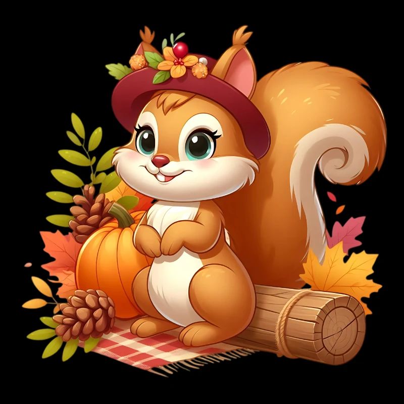Eichhörnchen Herbst