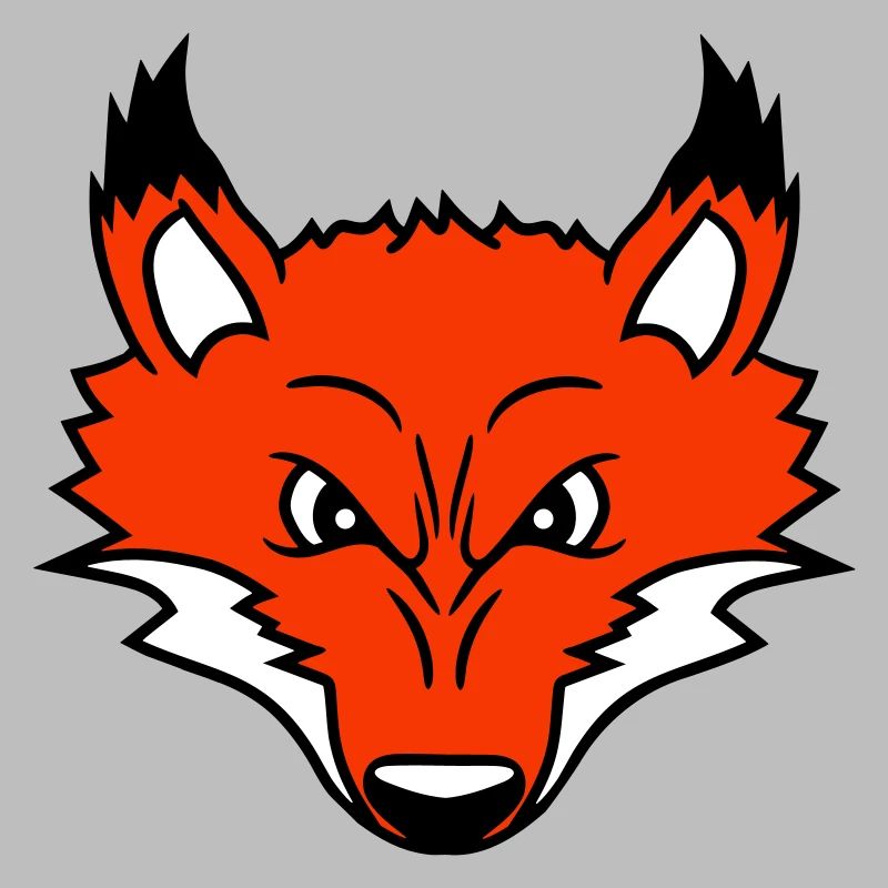 Fuchs Böser Blick Gefährlich Rotfuchs Wildes Tier