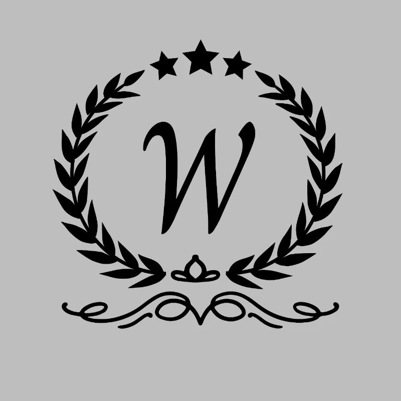 Buchstabe w Krone