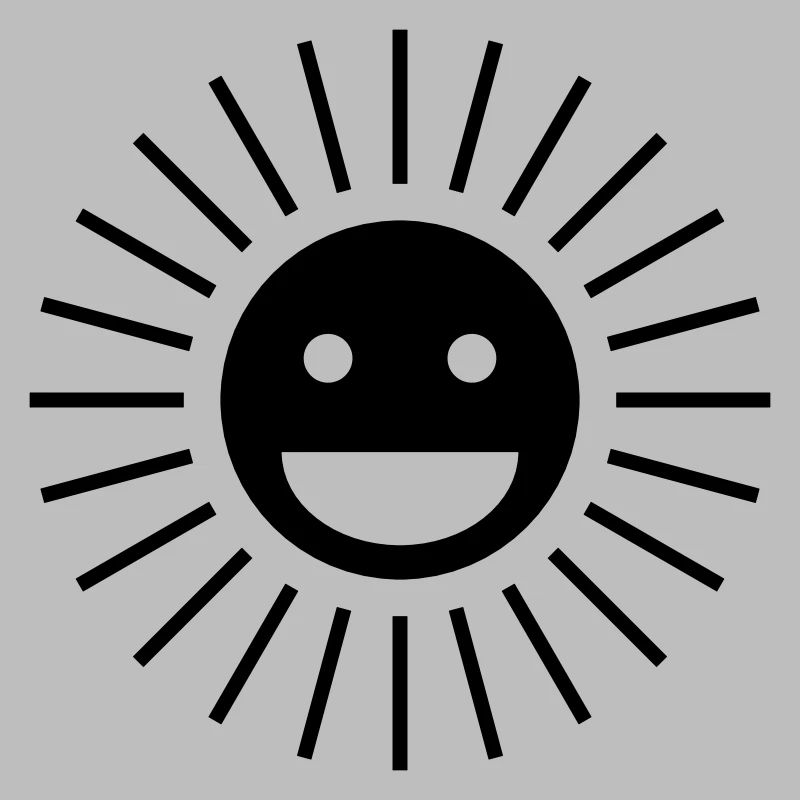 Soleil heureux | Conception de visage de soleil heureux
