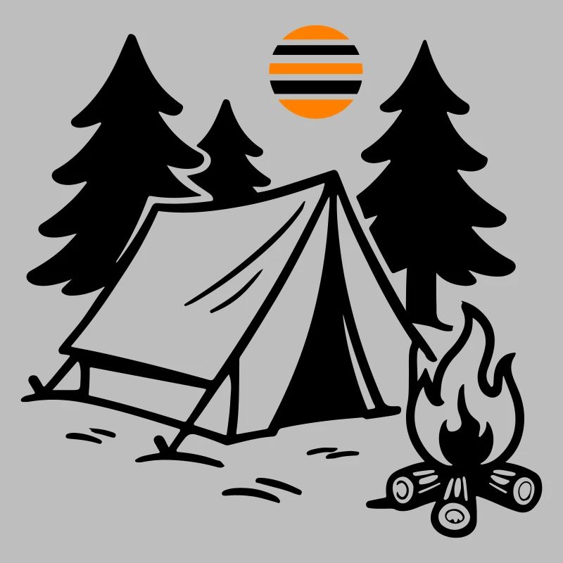 Tente Feu de camp Camping