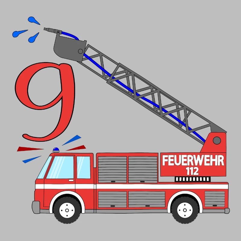 Fire engine 9th birthday