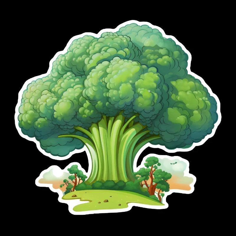 Forêt de brocoli