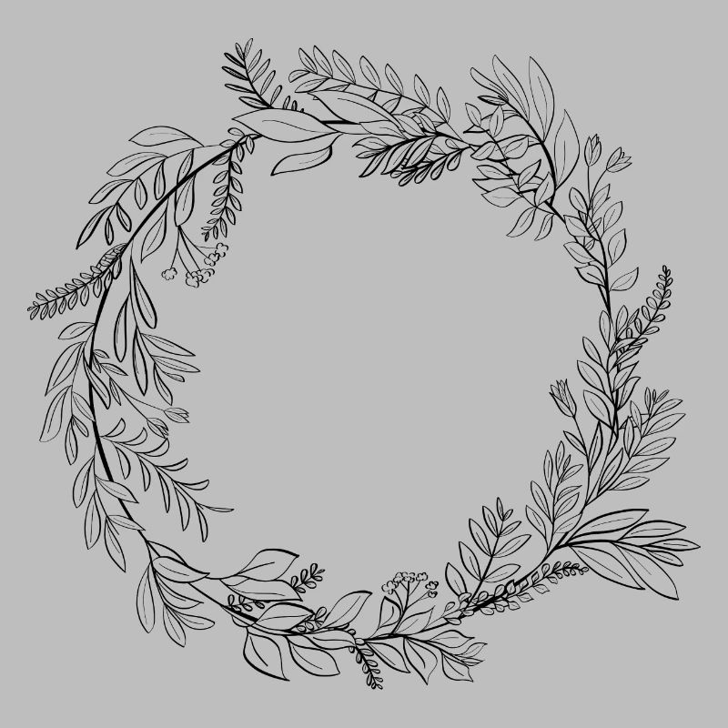 Couronne de fleurs
