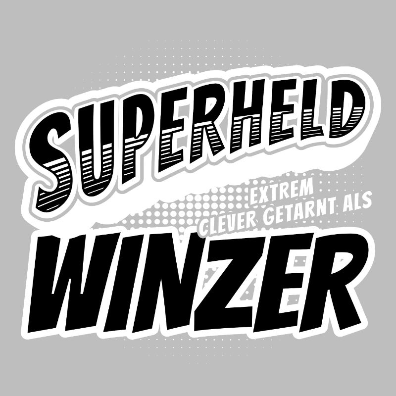 Superheld, clever getarnt als Winzer