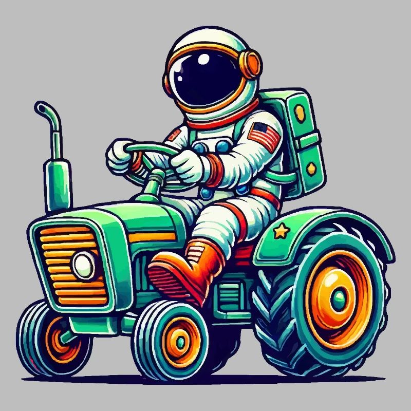 Astronaut Traktor