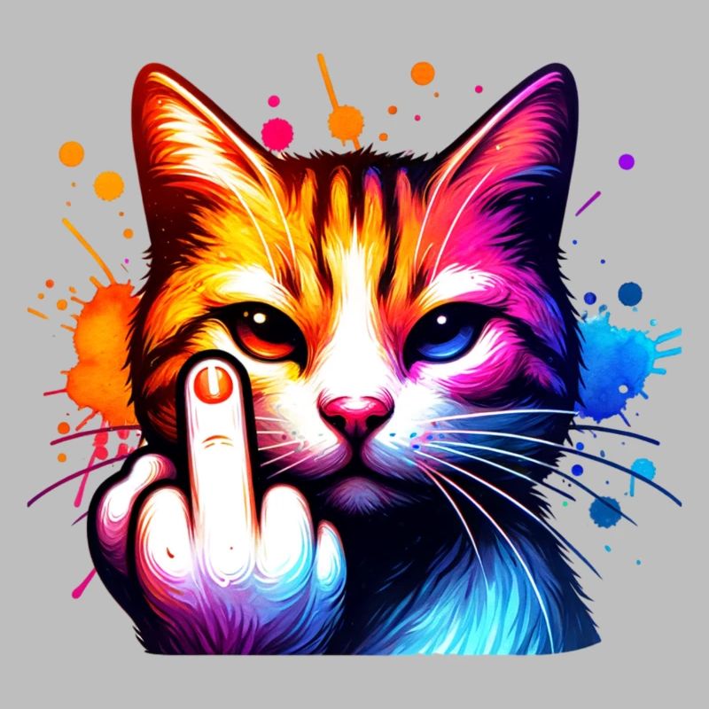 Drôle de chat maléfique