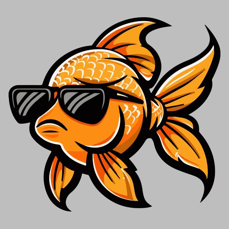 Goldfisch Comic Cool