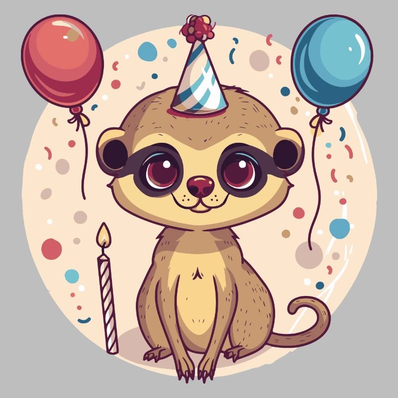 Suricate Anniversaire Bébé