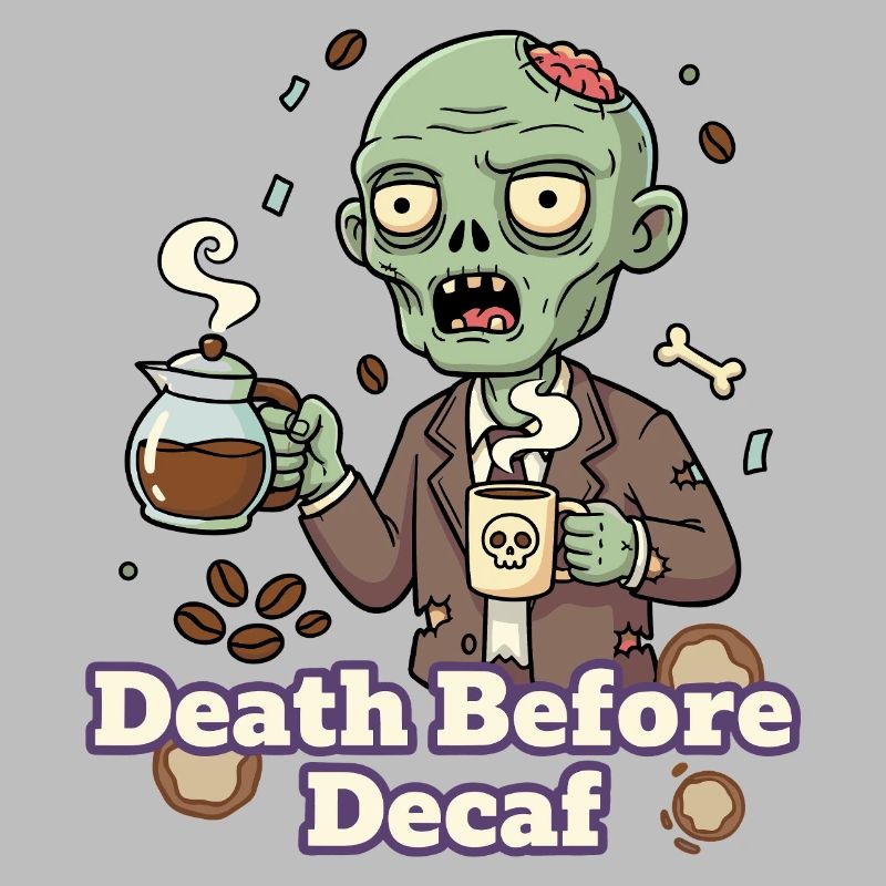 Zombie Coffee Death Before Decaf