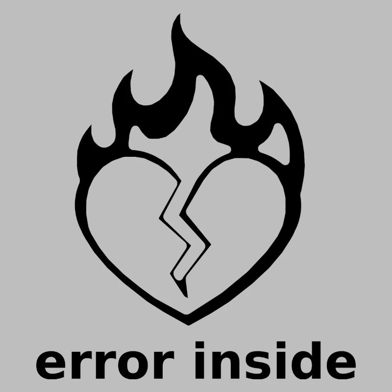 Error Inside – Broken Heart in Flames