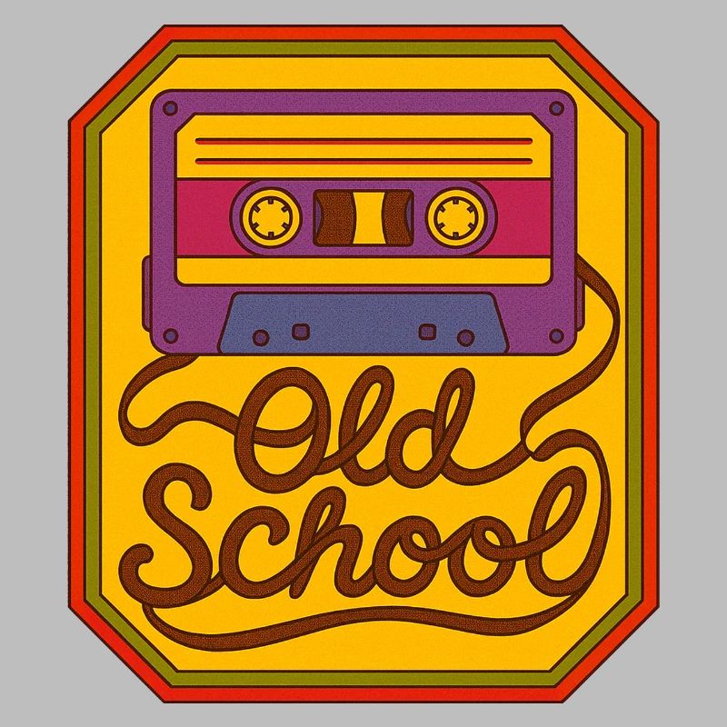Old School Cassette Retro Patch