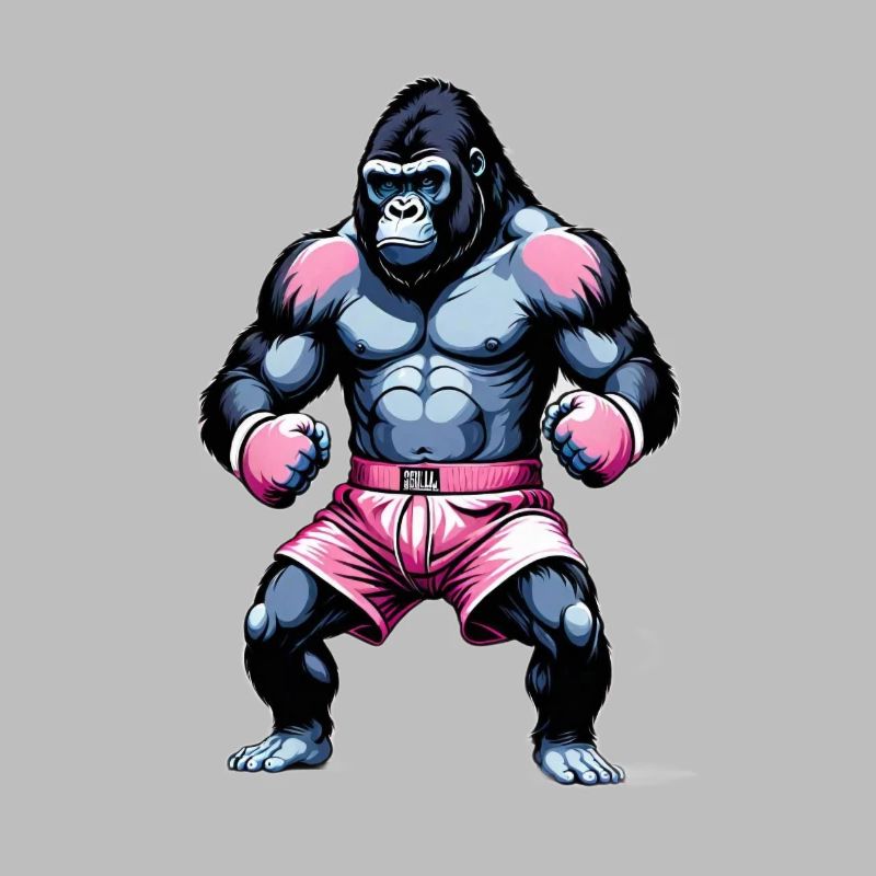 Boxe Boxeur Gorille