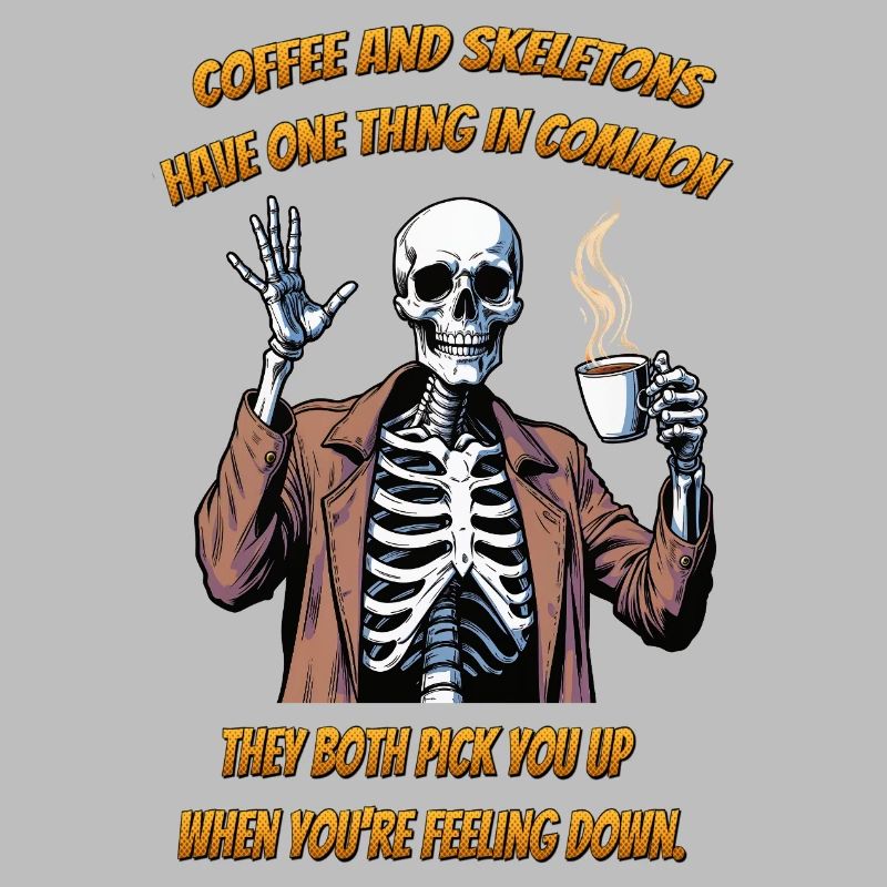 Skeleton coffee