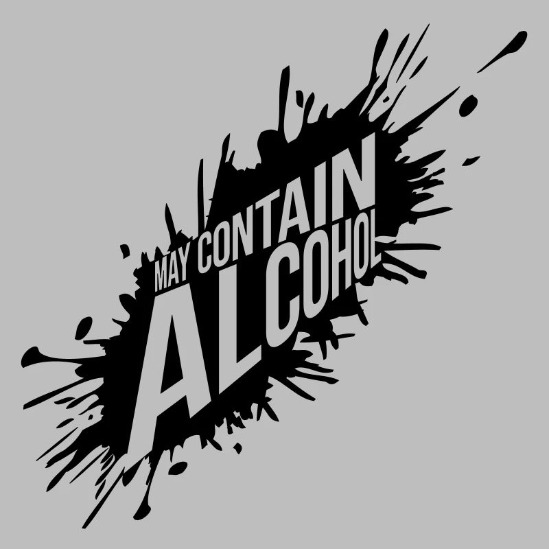 May Contain Alcohol Farbklecks