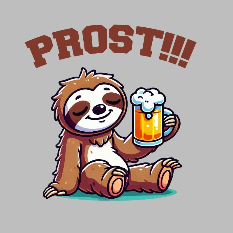 faultier bier comic