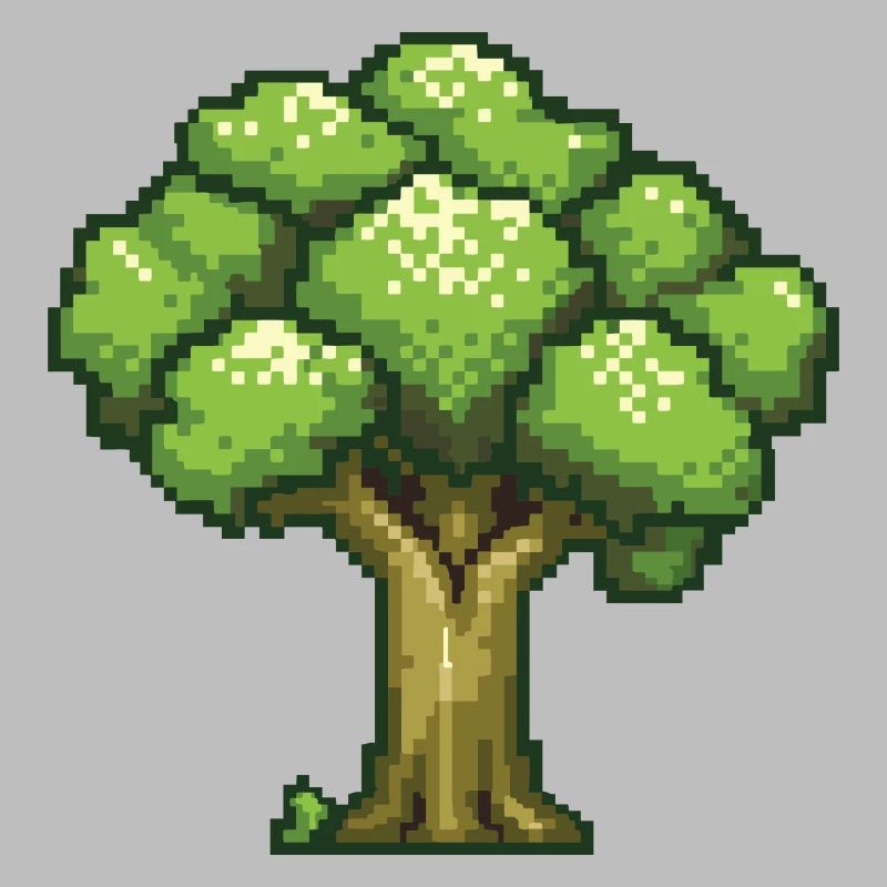 Broccoli Pixel Icon