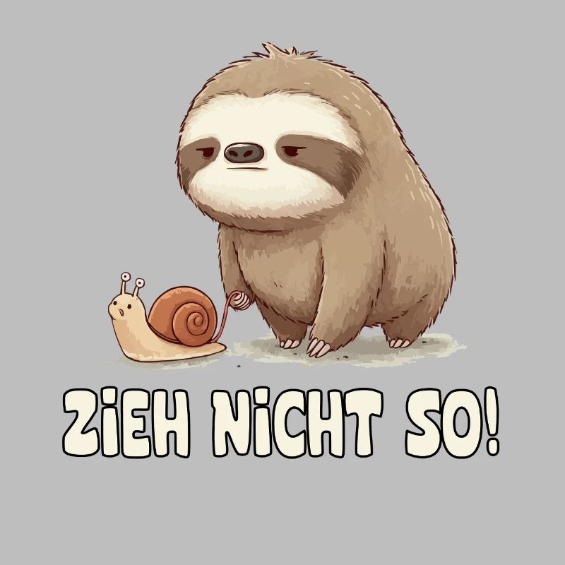 Pull Not So Sloth Cartoon