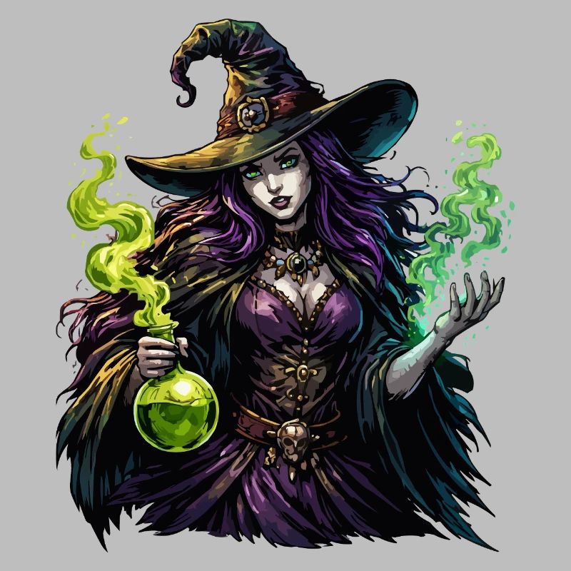 Sorcière avec Potion