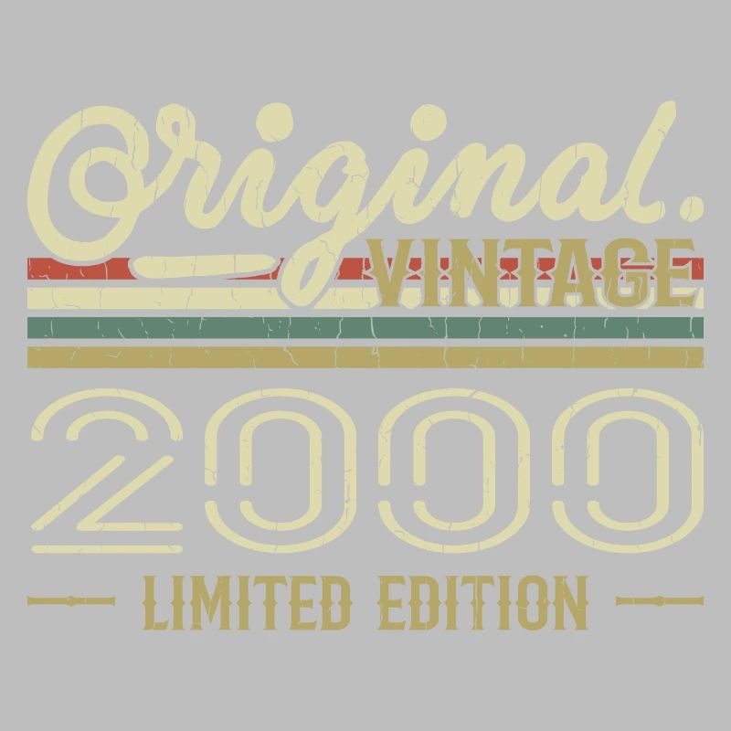 2000 Retro Anniversary 2000 Original 2000 Vintage