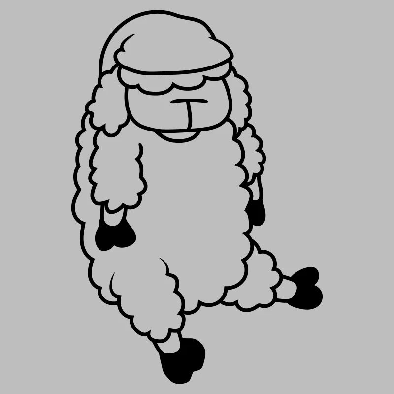 Sleeping Sheep Sleeping Cap