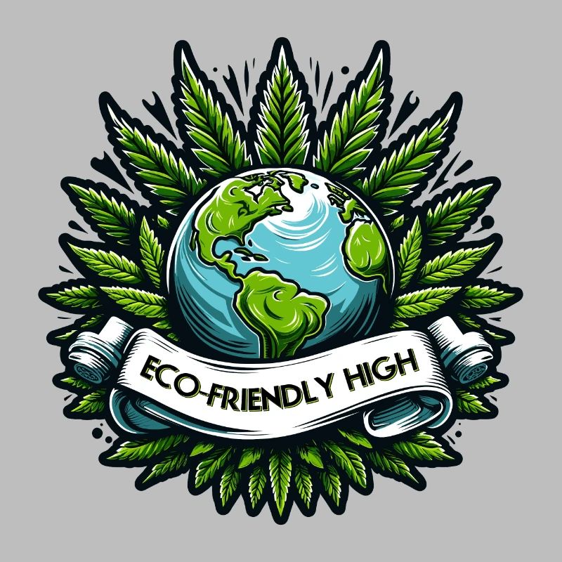 "Eco-Friendly High": Earth & Cannabis Unity Tee