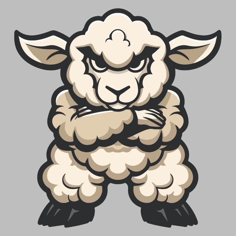 Bande dessinée de mouton