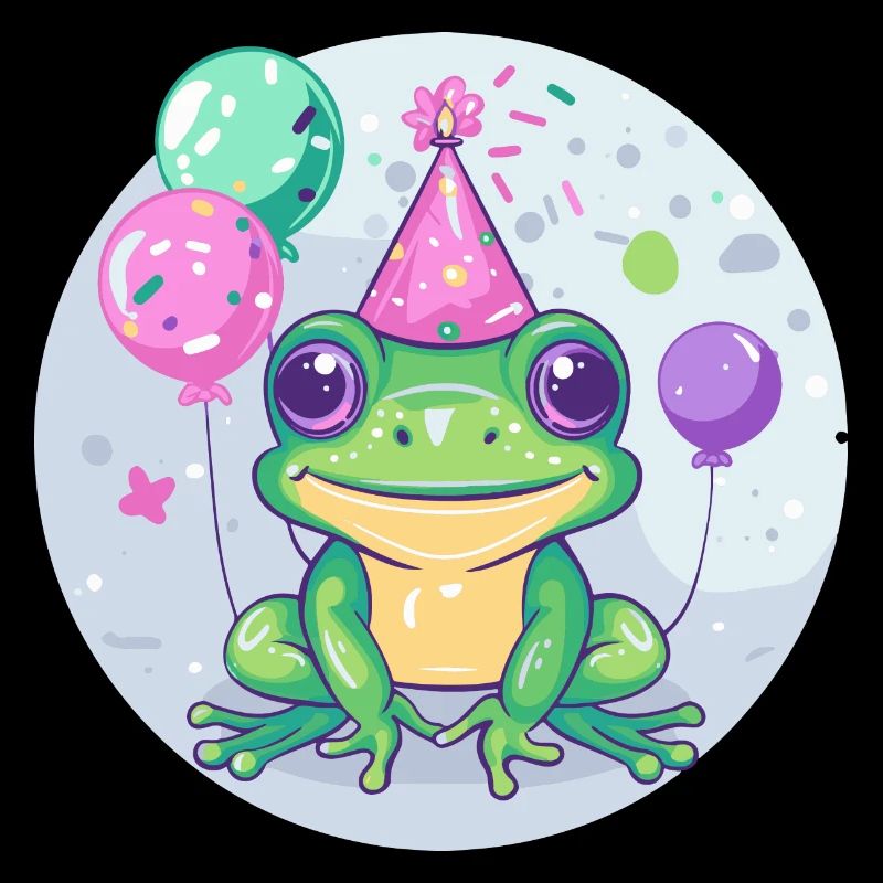 Frog Birthday Comic