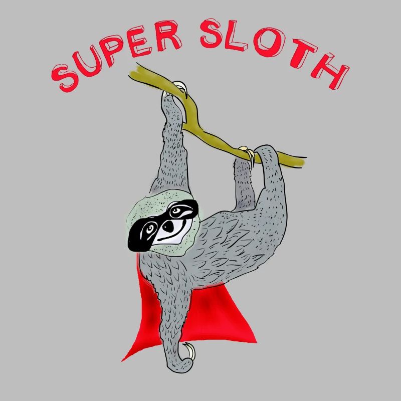 super sloth sloth chill sleep slow nerd lazy