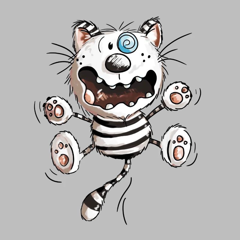 Cat Crazy - Funny Cats - Kitten - -Fun Comic
