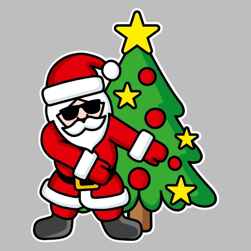 Weihnachtsmann-Weihnachtsbaum FLOSS DANCE FLOSSING