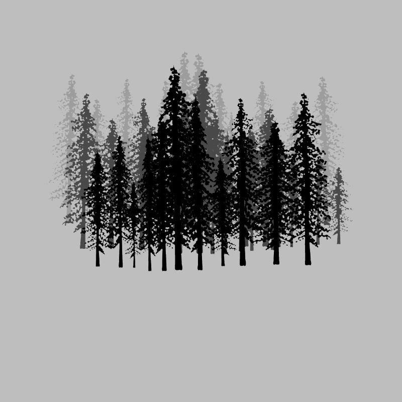 Forest Forests Forester Hunter Gift Idea Camping