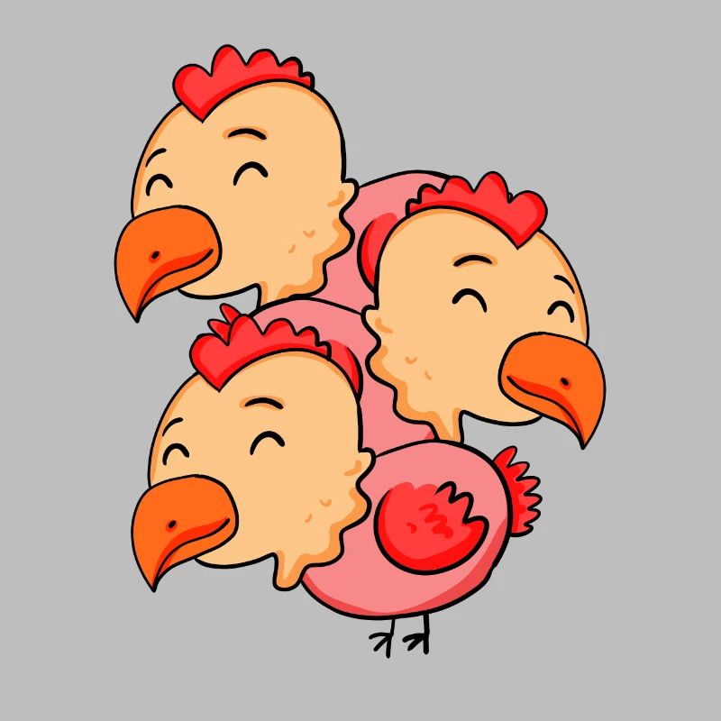 Poulets mignons - Poulet