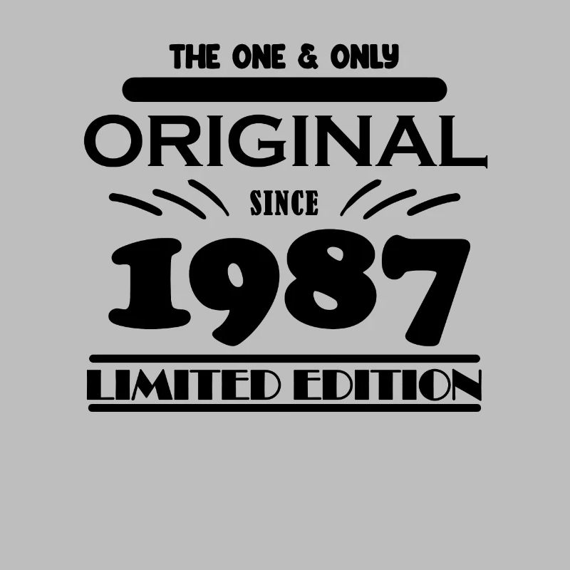 1987 - Année de construction 1987 - Né en 1987