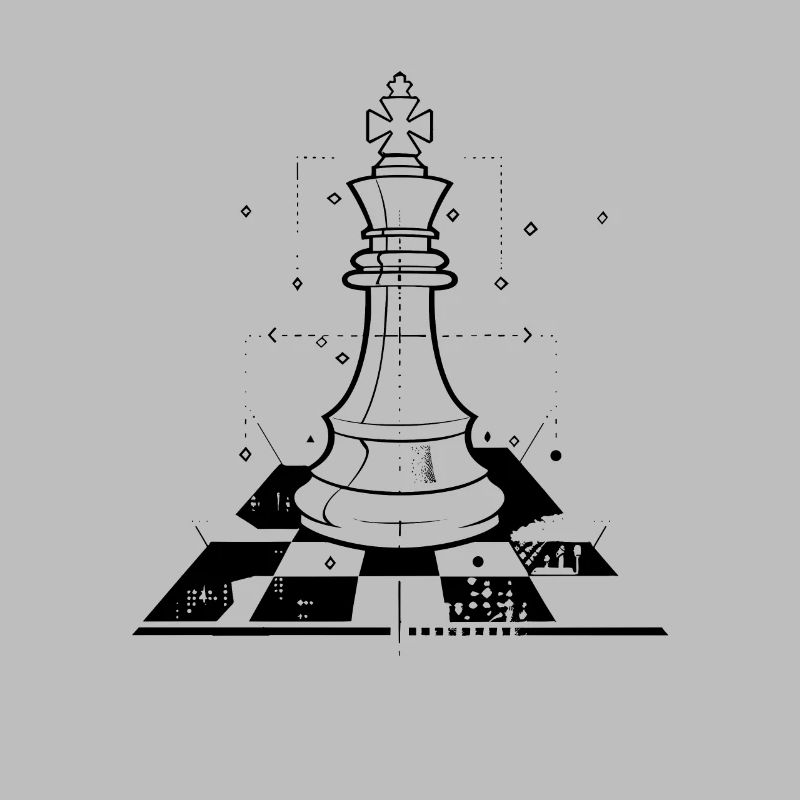 Chess Pieces Drawing