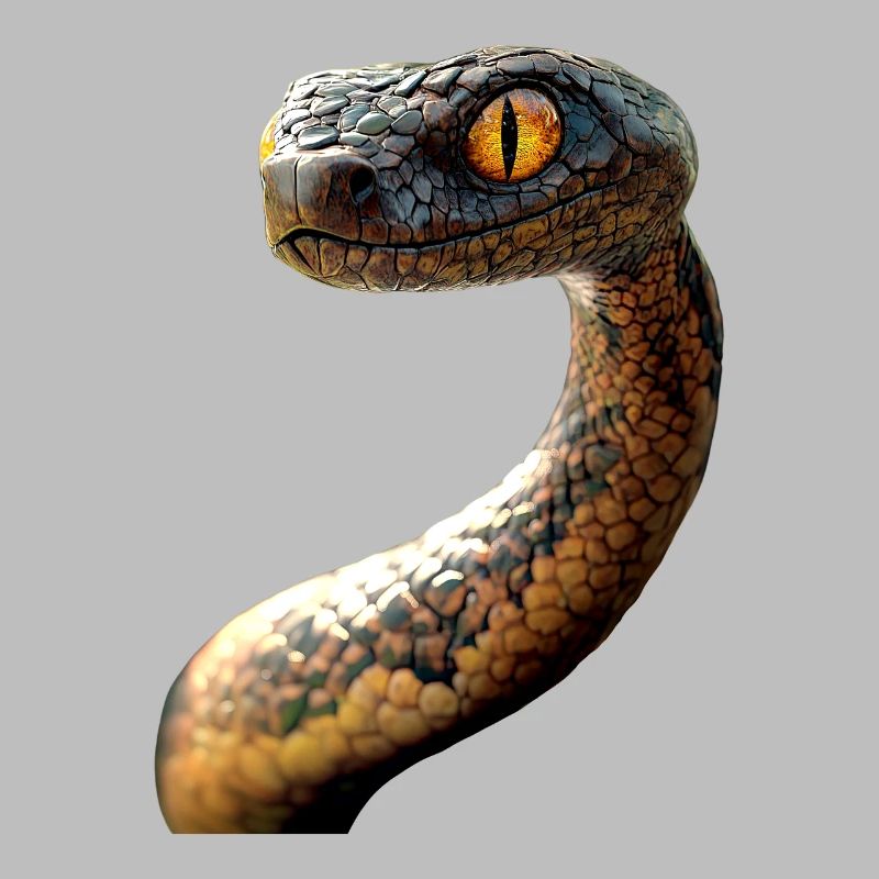 Snake Python Cobra Mamba Rattlesnake Snake