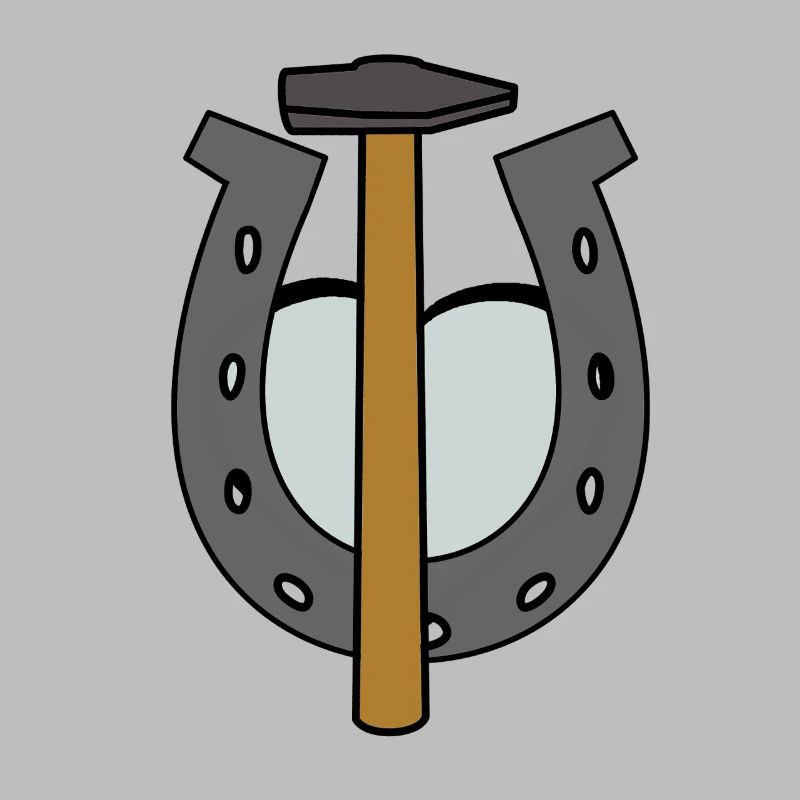 Sabot Cheval Maréchal-ferrant Fer à cheval Forgeron Forgeron