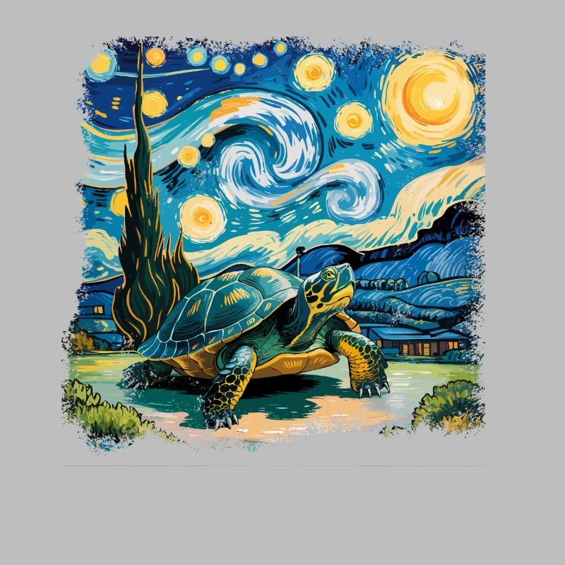 Starry Night Tortoise Artwork