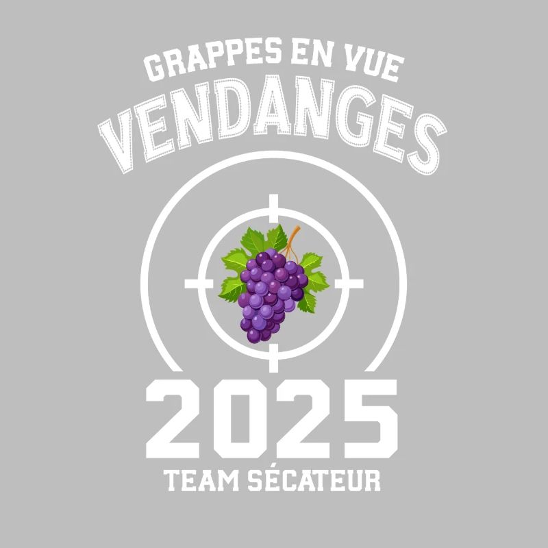 Vendanges 2025 Grappe de Vigne et Cible