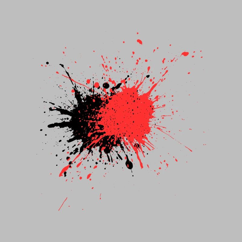 Conception astucieuse de la douleur de couleur rouge
