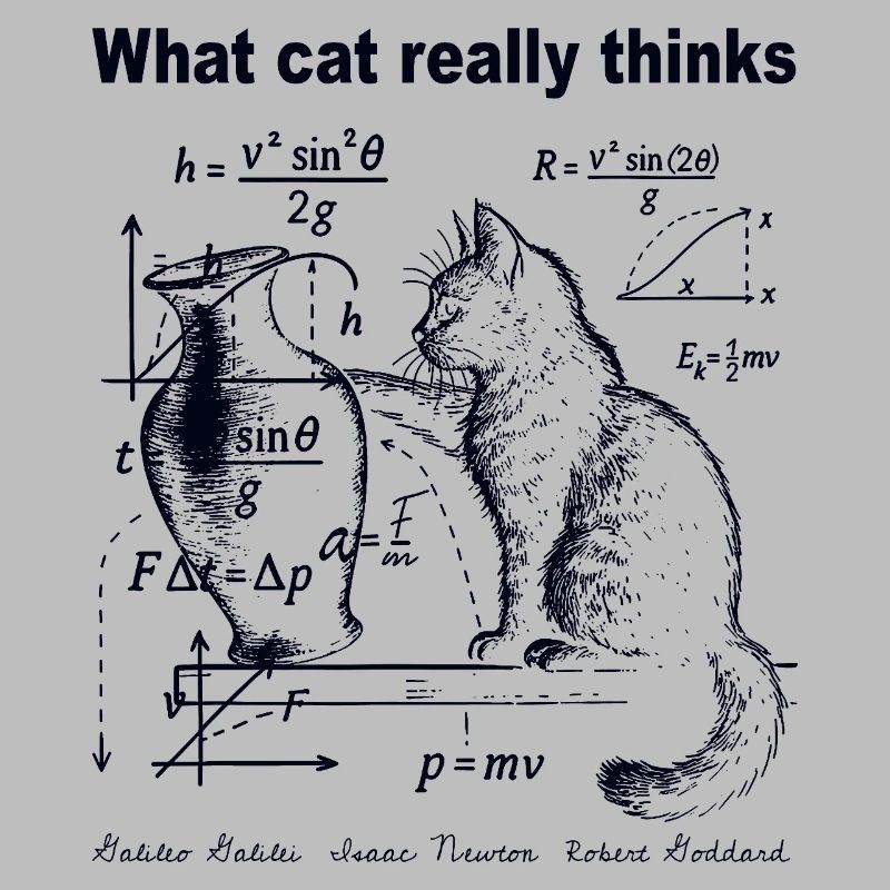 What Cats Really Thinks Funny Cat Physics Humor