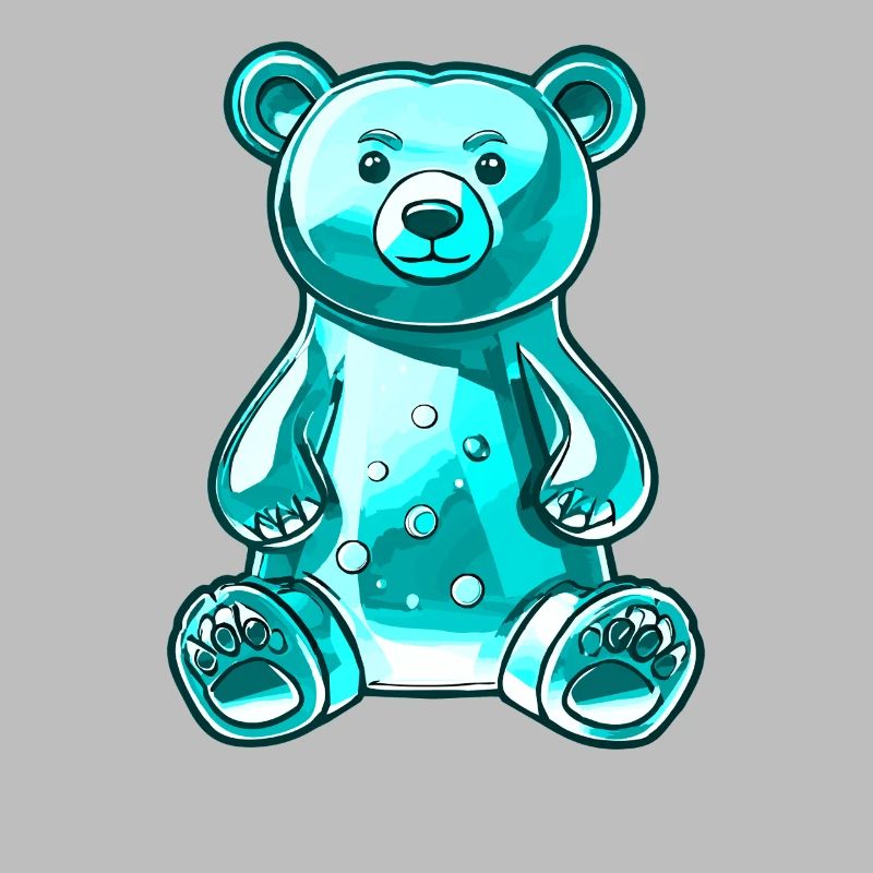 Gummy Bear Turquoise
