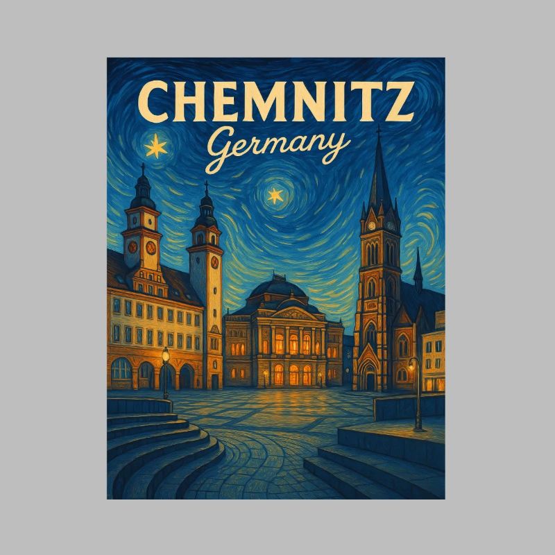 Chemnitz Night Light Plaza